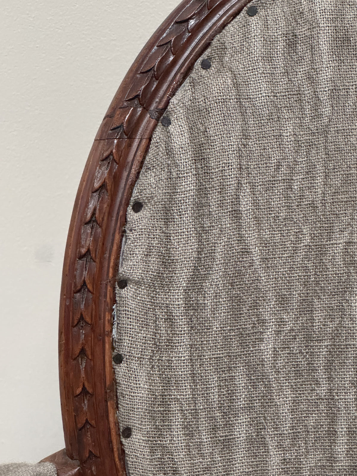 A Pair of Late 18th Century Beech Frame Armchairs in the manner of John Linnell (1729 - 1796)