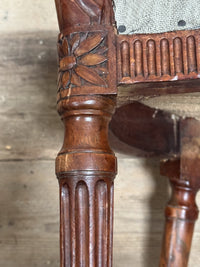 A Pair of Late 18th Century Beech Frame Armchairs in the manner of John Linnell (1729 - 1796)