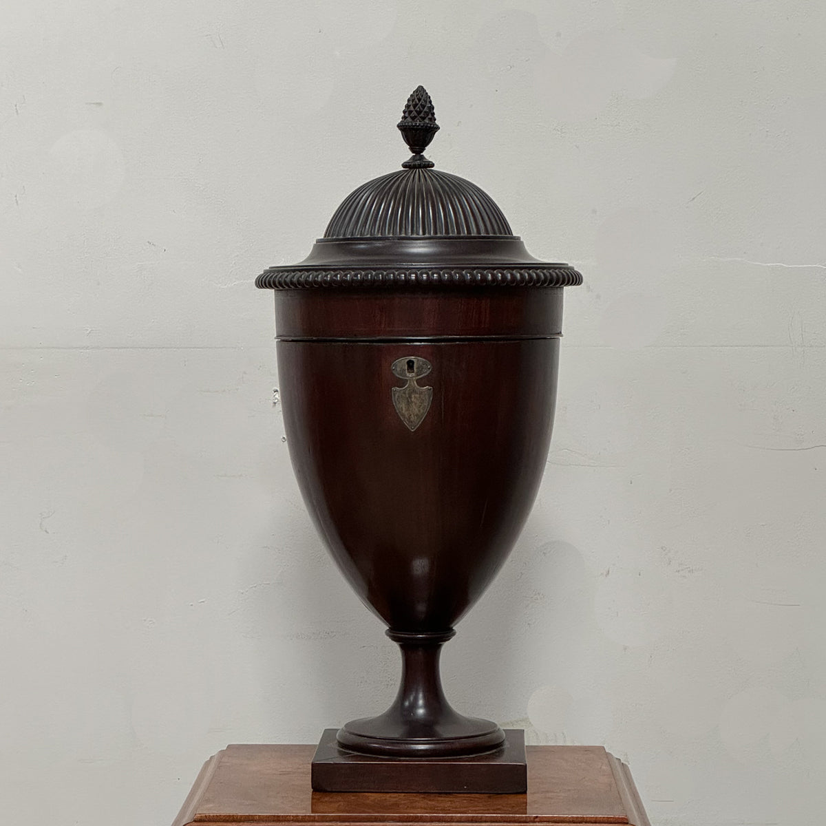 A George IV Mahogany Knife Urn