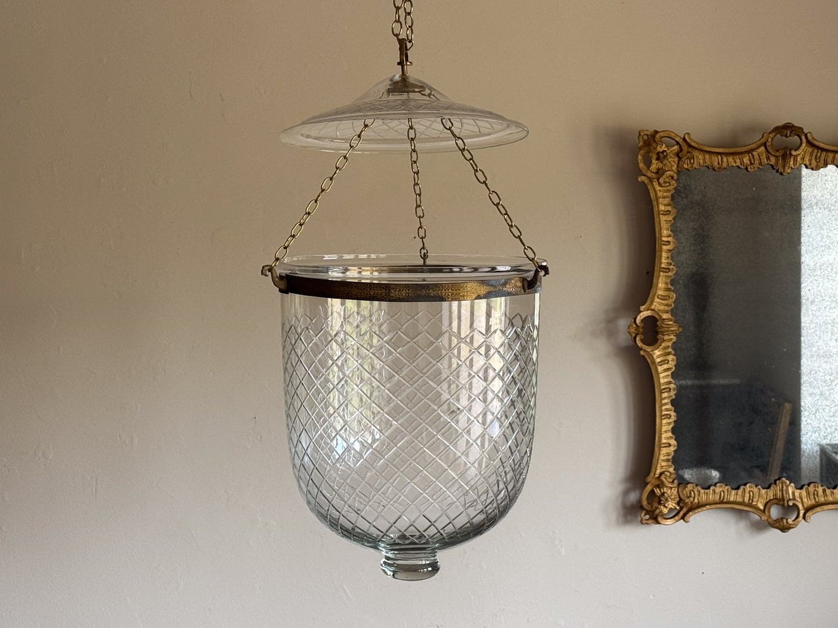 A 19th Century Glass Hundi Lantern