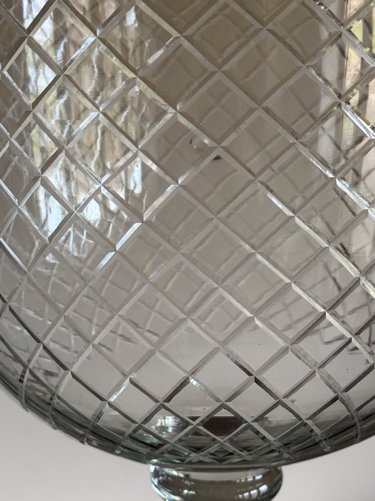 A 19th Century Glass Hundi Lantern