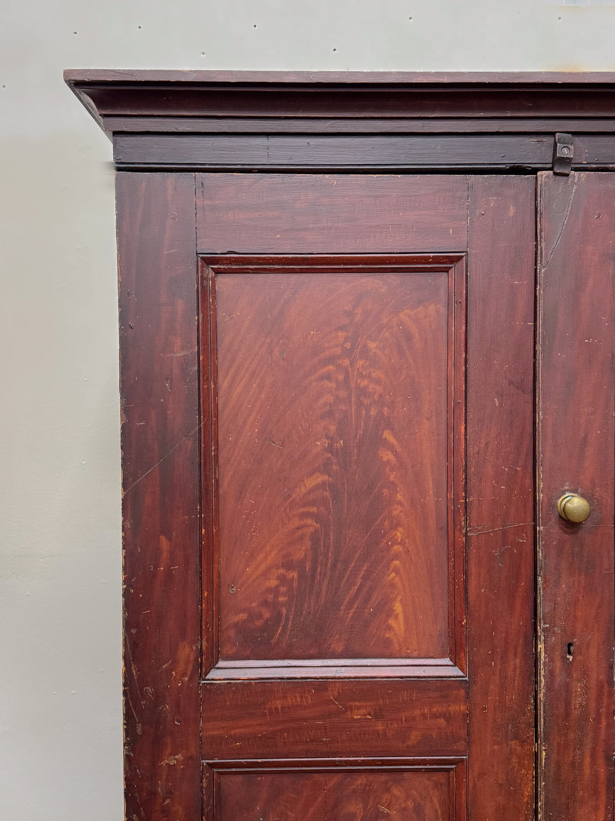 A 19th Century Irish Scumbled Pine Cupboard