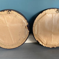 A Pair of Mid 19th Century Mahogany Mirrors