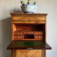 A George III Tulipwood Secretaire Desk