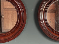 A Pair of Mid 19th Century Mahogany Mirrors