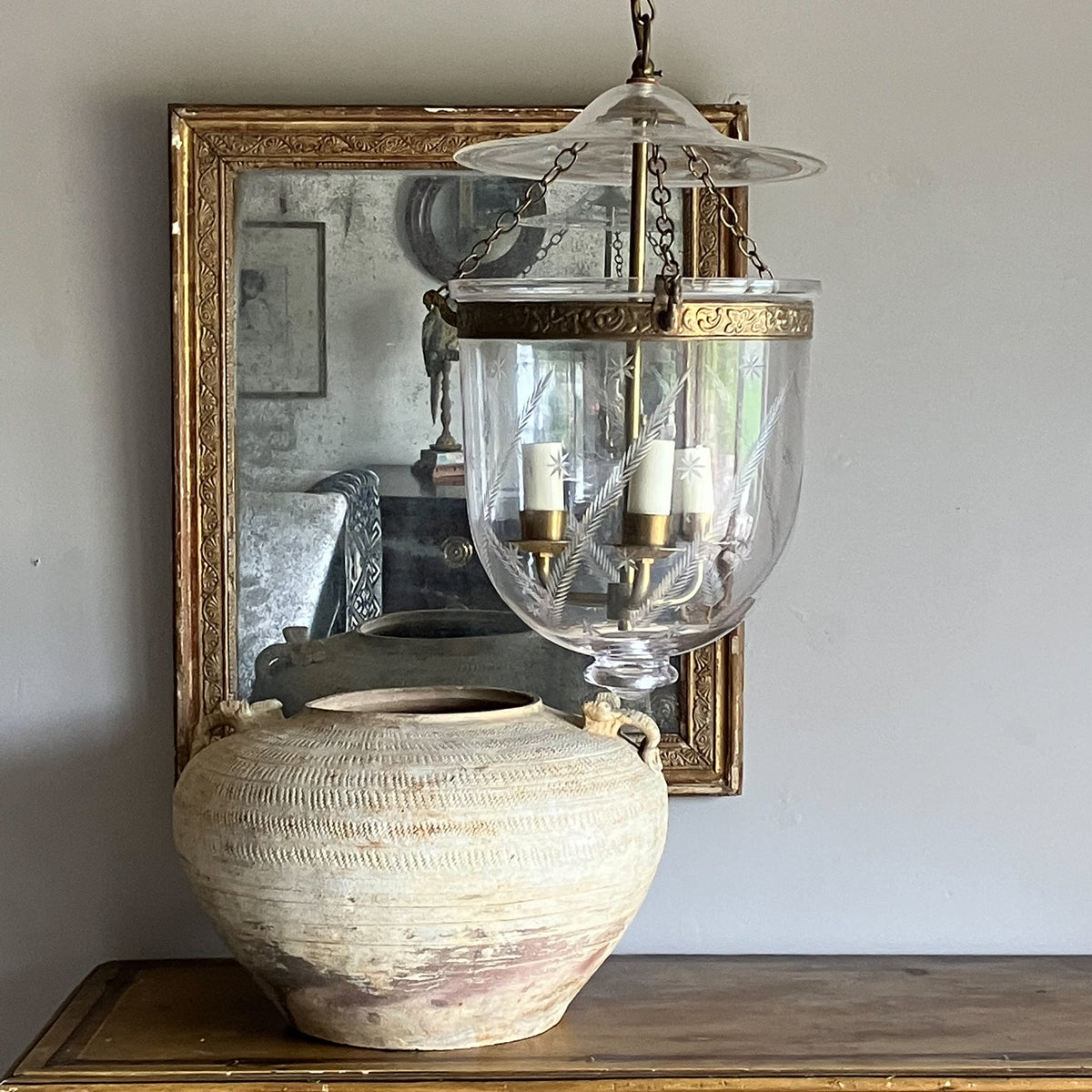 Early 19th Century Bell Jar Lantern