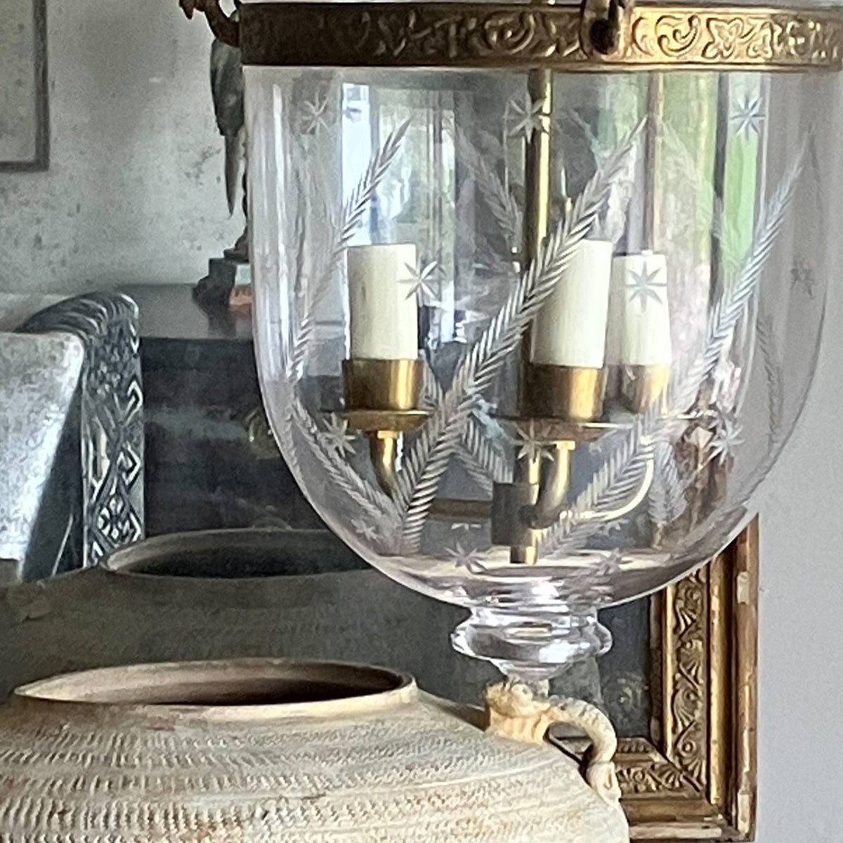 Early 19th Century Bell Jar Lantern