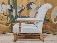 A Mid 19th Century Giltwood Armchair