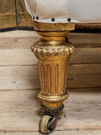 A Mid 19th Century Giltwood Armchair