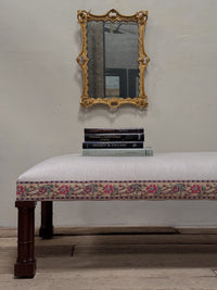 'Alexandra' Centre Stool with 19th Century French Trim