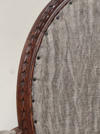 A Pair of Late 18th Century Beech Frame Armchairs in the manner of John Linnell (1729 - 1796)