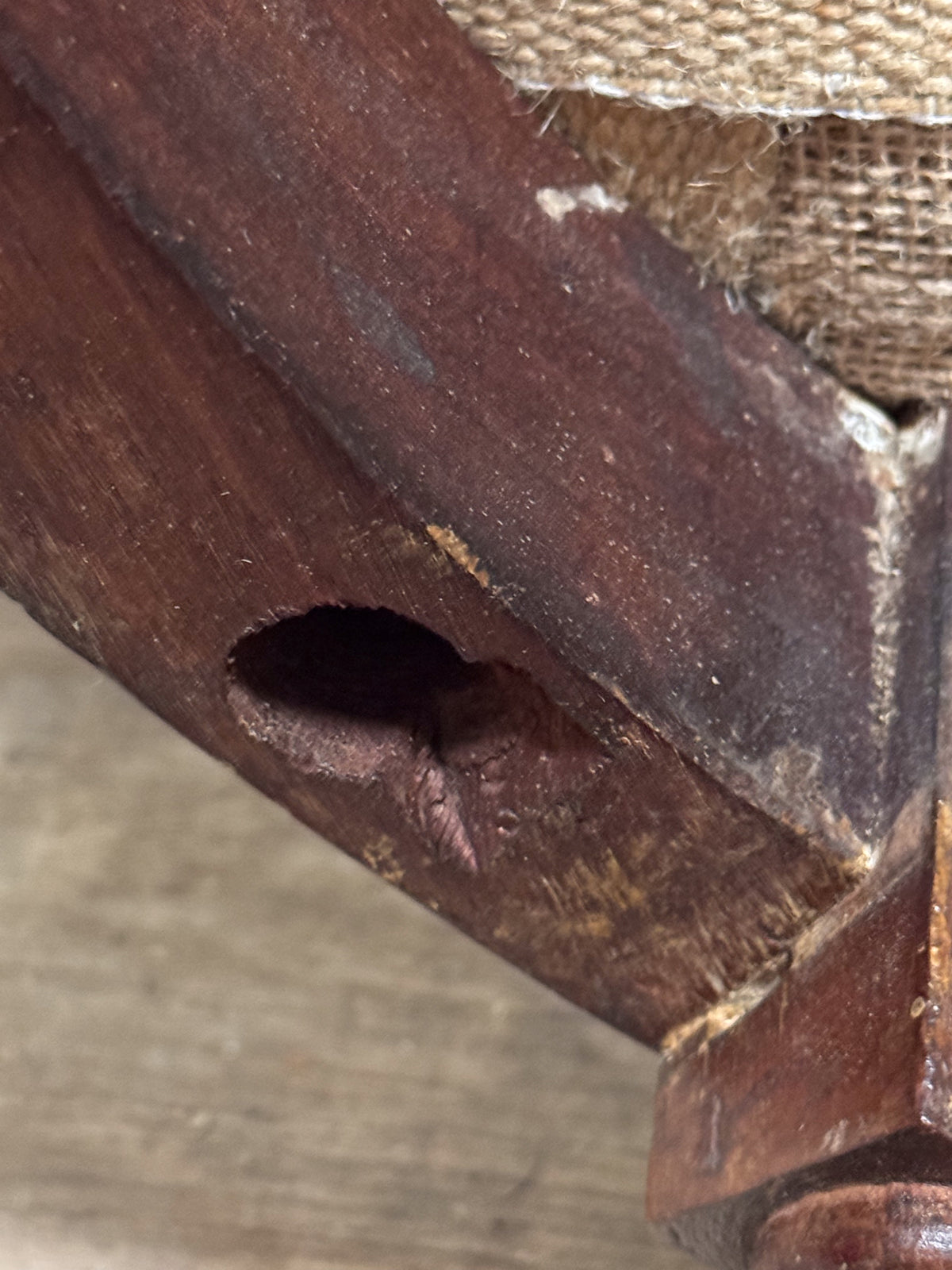 A Pair of Late 18th Century Beech Frame Armchairs in the manner of John Linnell (1729 - 1796)