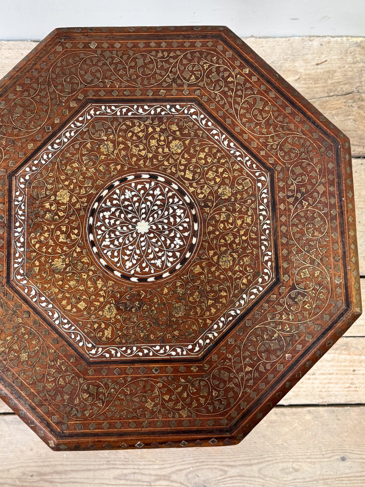 A Superb 19th Century Indian Inlaid Table
