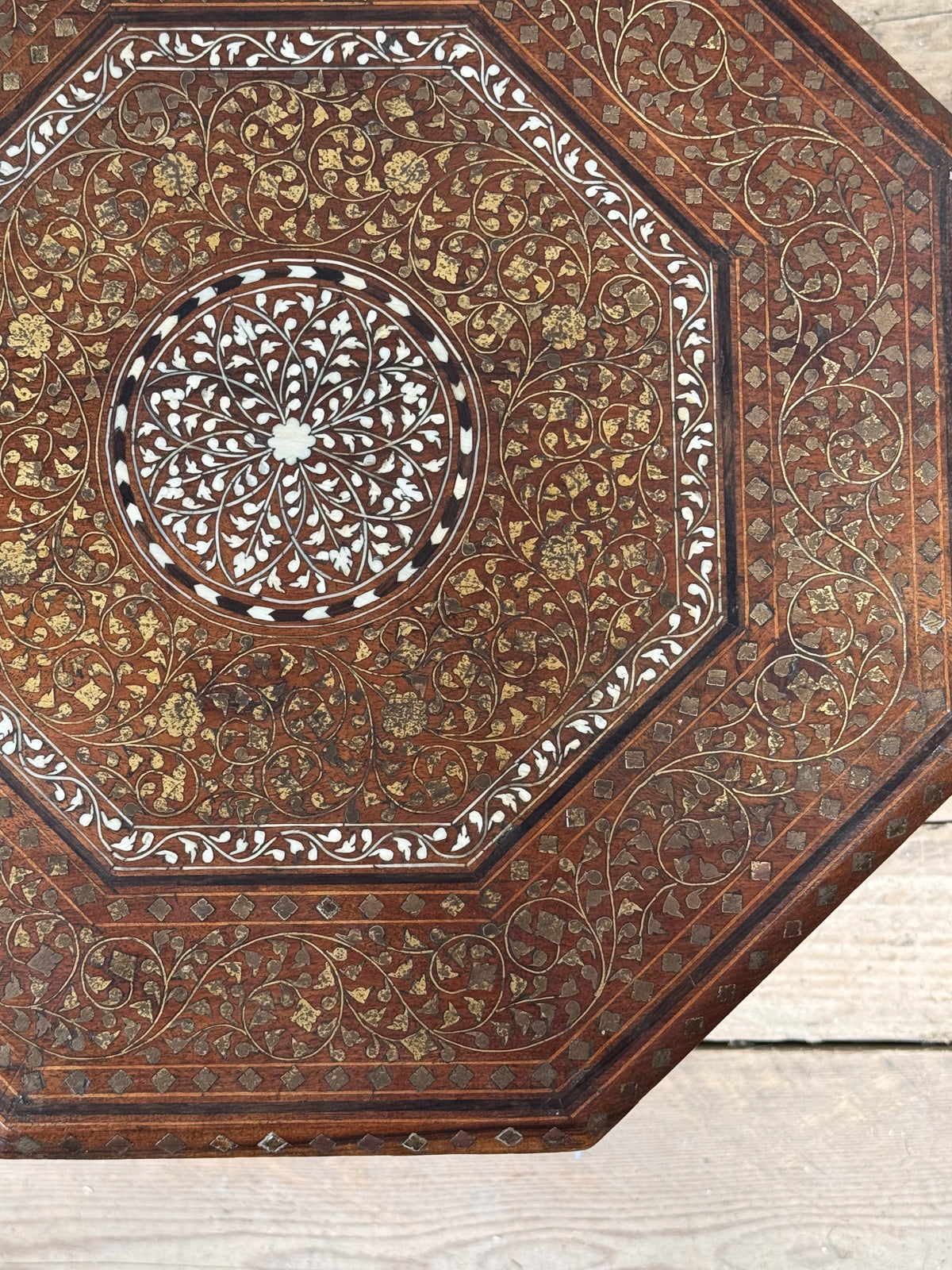A Superb 19th Century Indian Inlaid Table