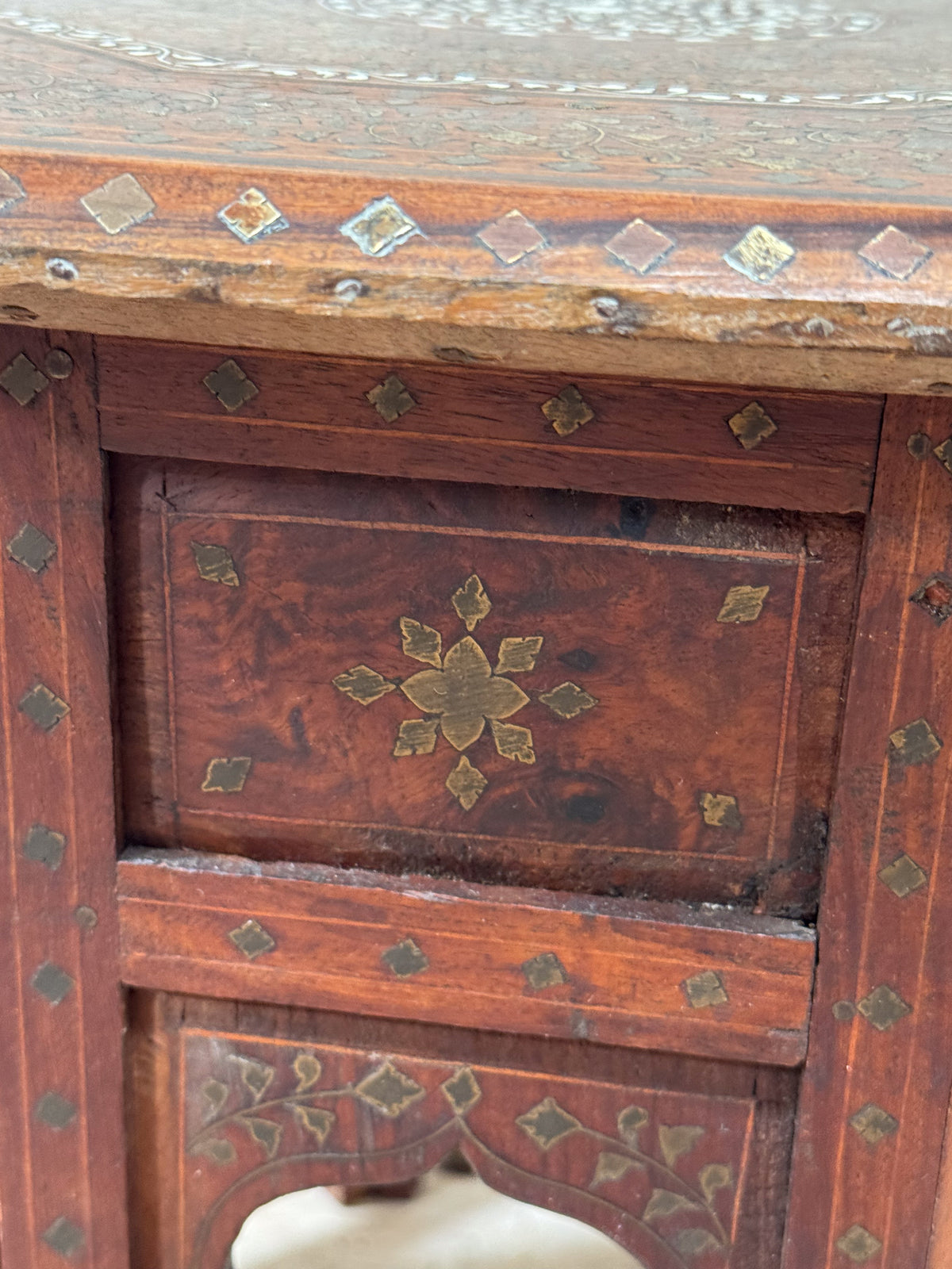 A Superb 19th Century Indian Inlaid Table