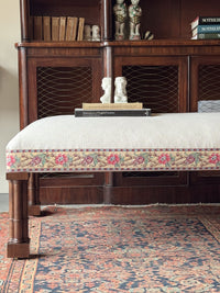 'Alexandra' Centre Stool with 19th Century French Trim