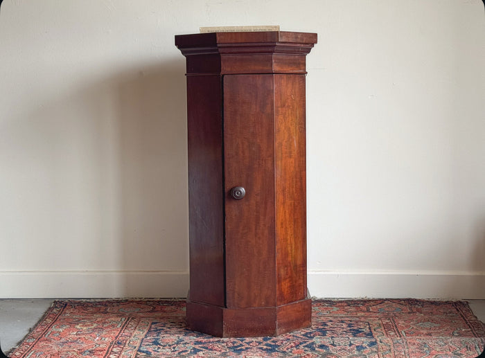 A George IV Mahogany Pedestal Pot Cupboard