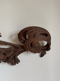 A Pair of Early 18th Century Carved Oak Elements in the manner of Grinling Gibbons (1648-1721)