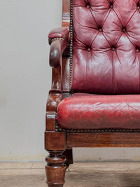 A George IV Mahogany Reclining Chair by Robert Daws