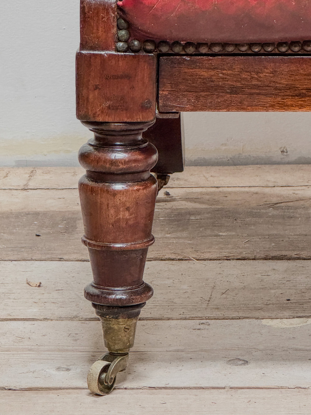 A George IV Mahogany Reclining Chair by Robert Daws