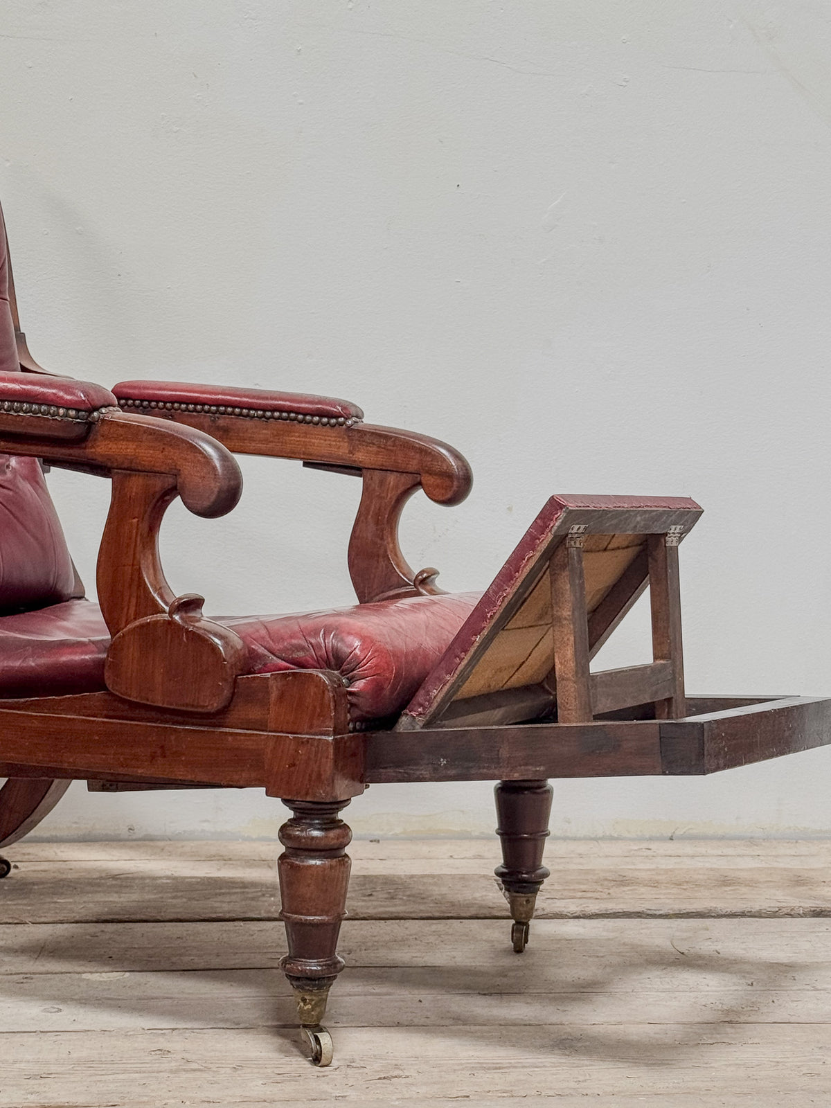 A George IV Mahogany Reclining Chair by Robert Daws