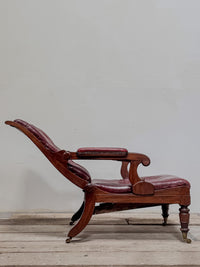 A George IV Mahogany Reclining Chair by Robert Daws