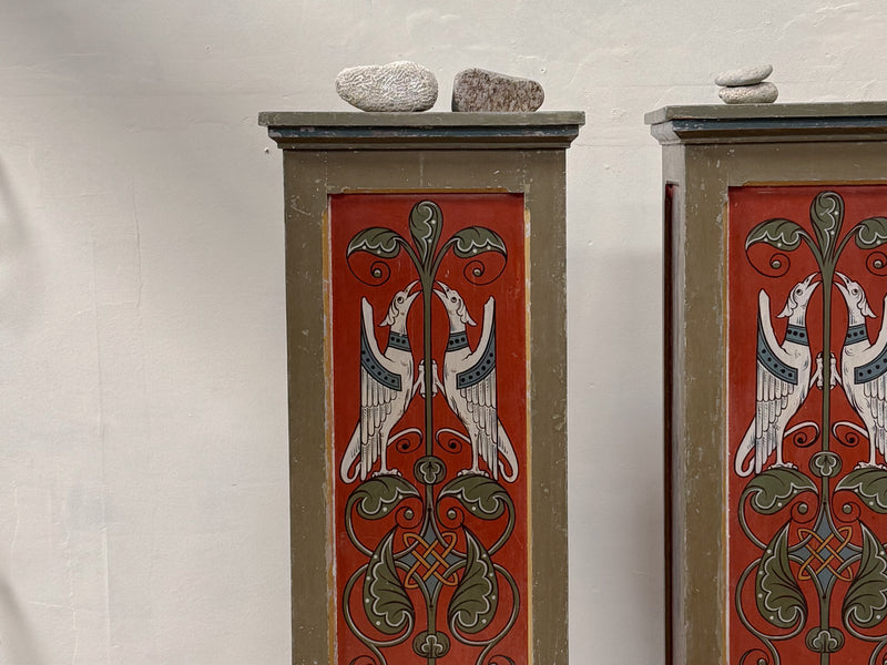 A Pair of Early 20th Century Plinths in the manner of William Burges