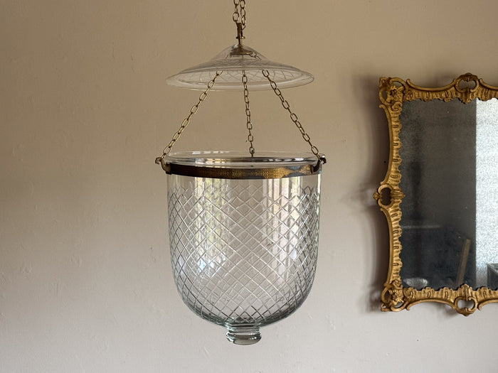 A 19th Century Glass Hundi Lantern