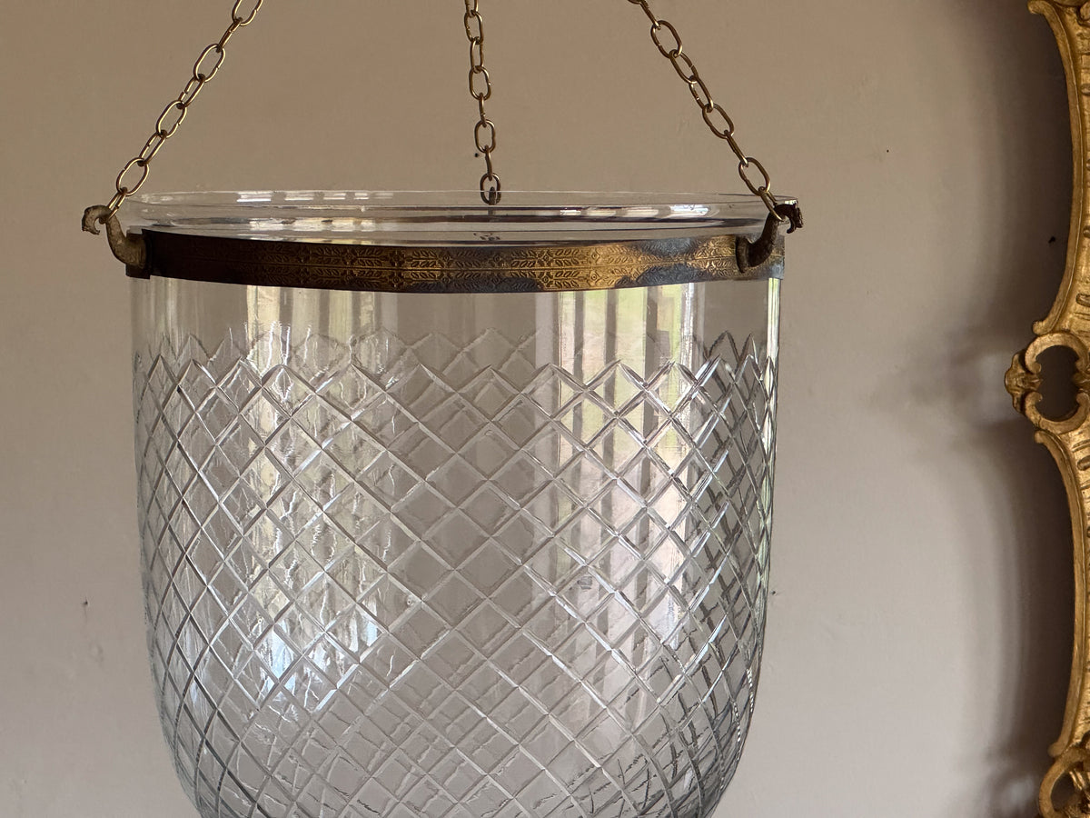 A 19th Century Glass Hundi Lantern