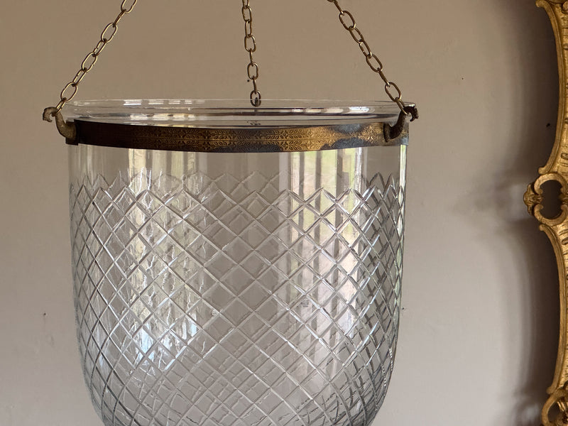A 19th Century Glass Hundi Lantern