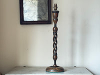 A Late 19th Century Kashmiri Twist Lamp
