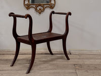 A Regency Simulated Rosewood Window Seat
