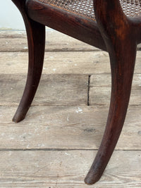 A Regency Simulated Rosewood Window Seat