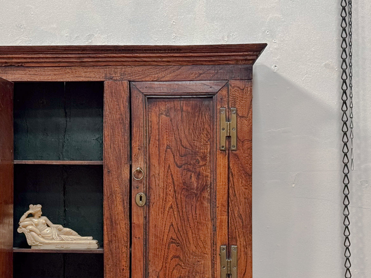 An 18th Century Elm Hanging Cupboard