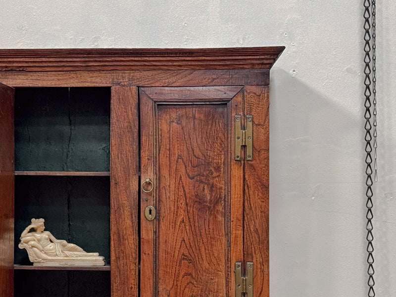 An 18th Century Elm Hanging Cupboard