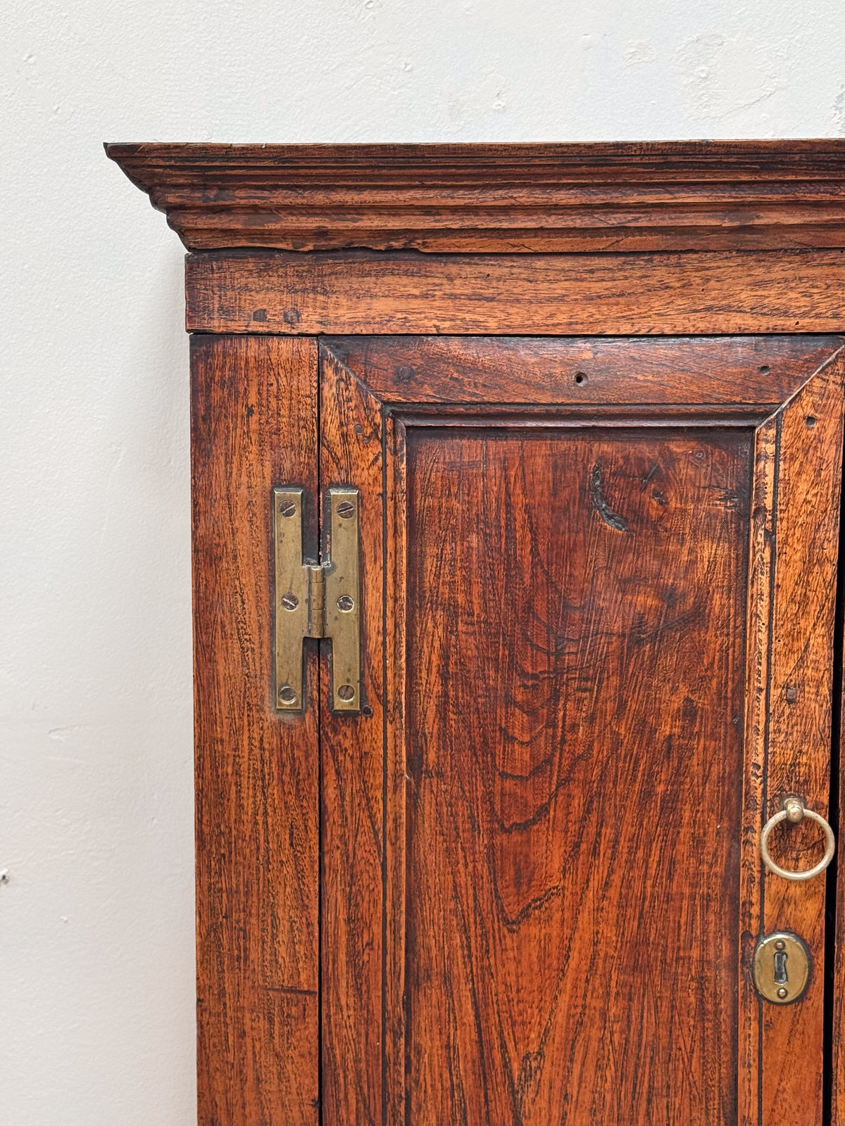 An 18th Century Elm Hanging Cupboard