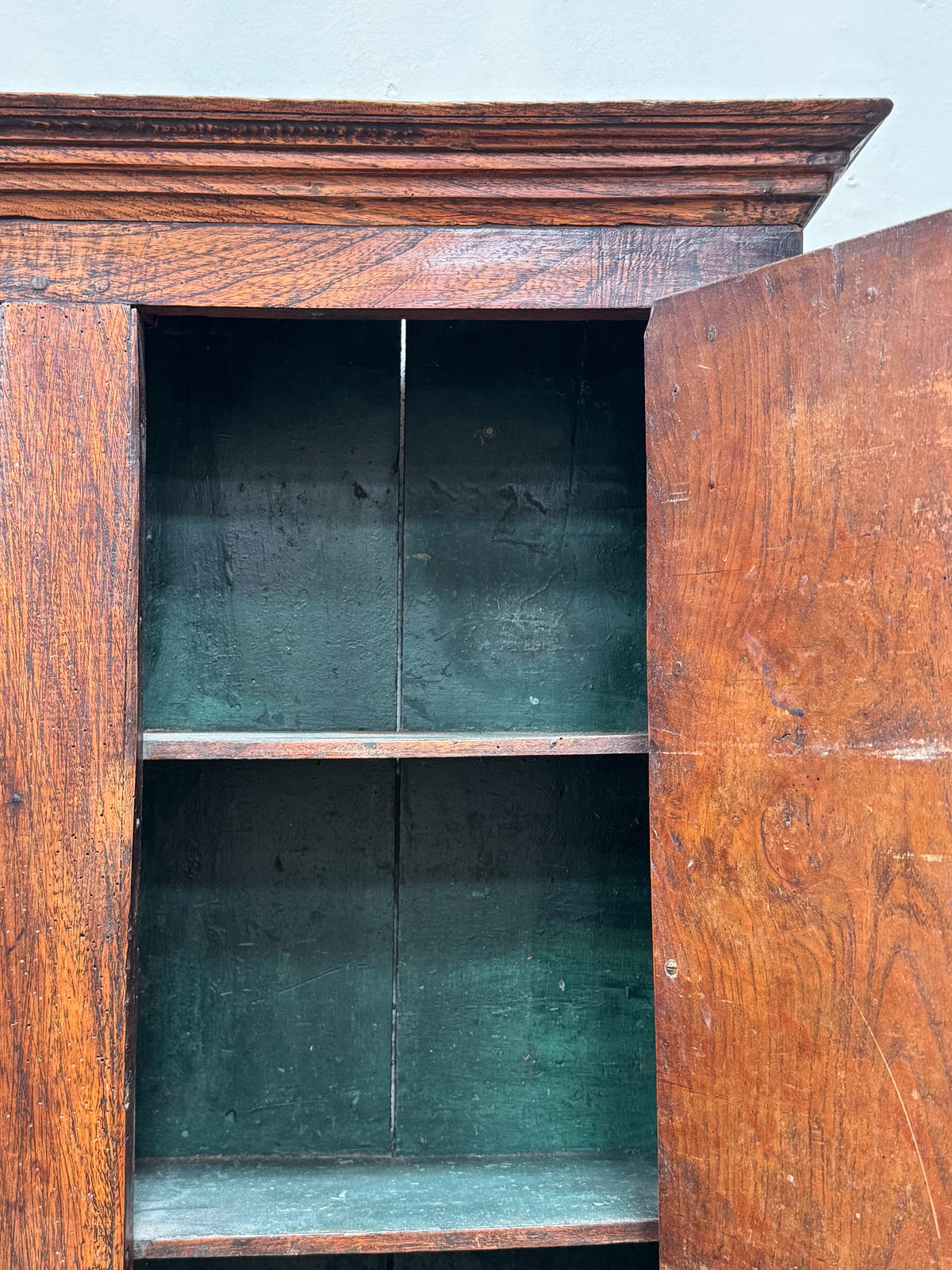 An 18th Century Elm Hanging Cupboard