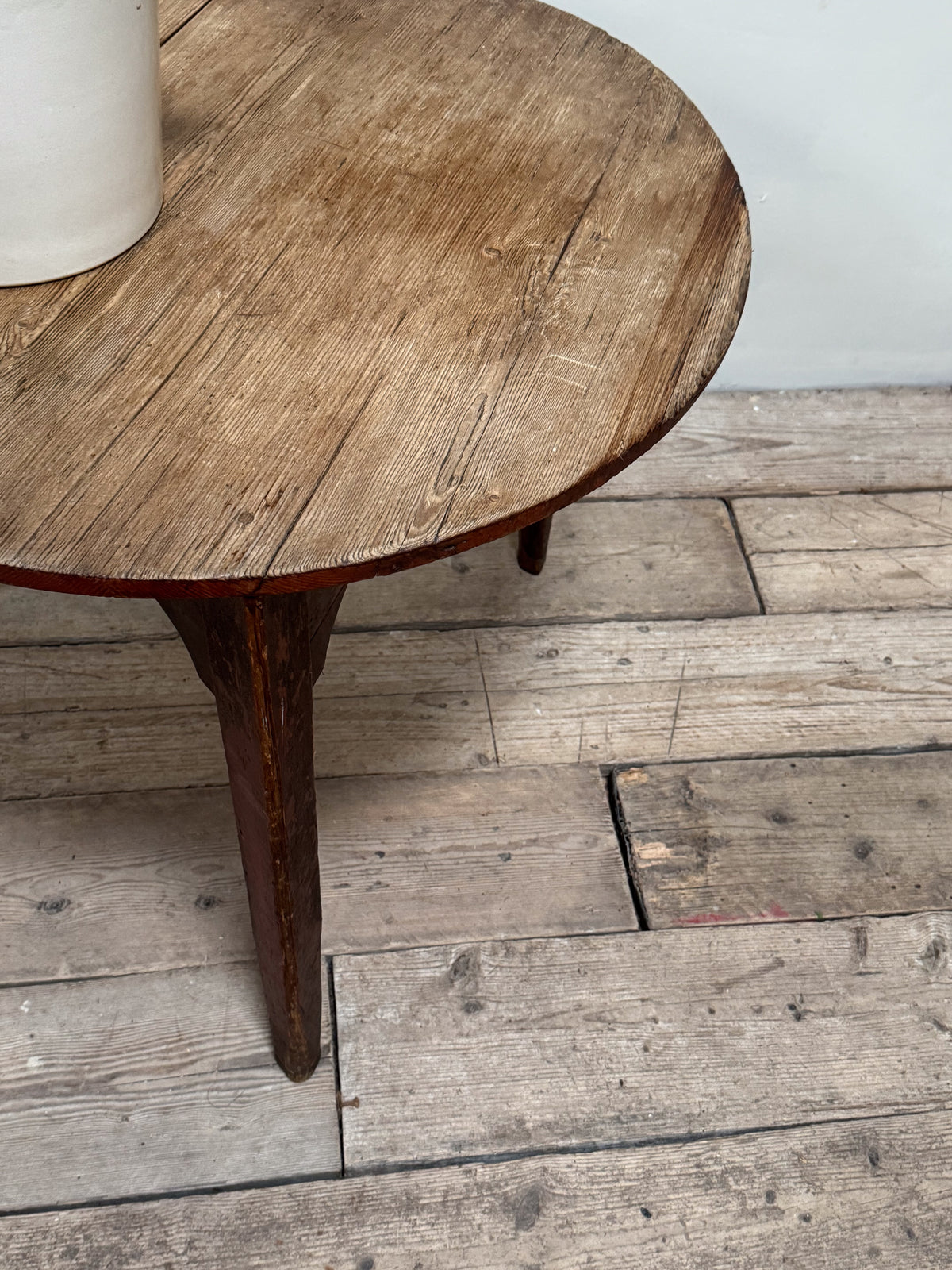 An Early 19th Century Pine Cricket Table