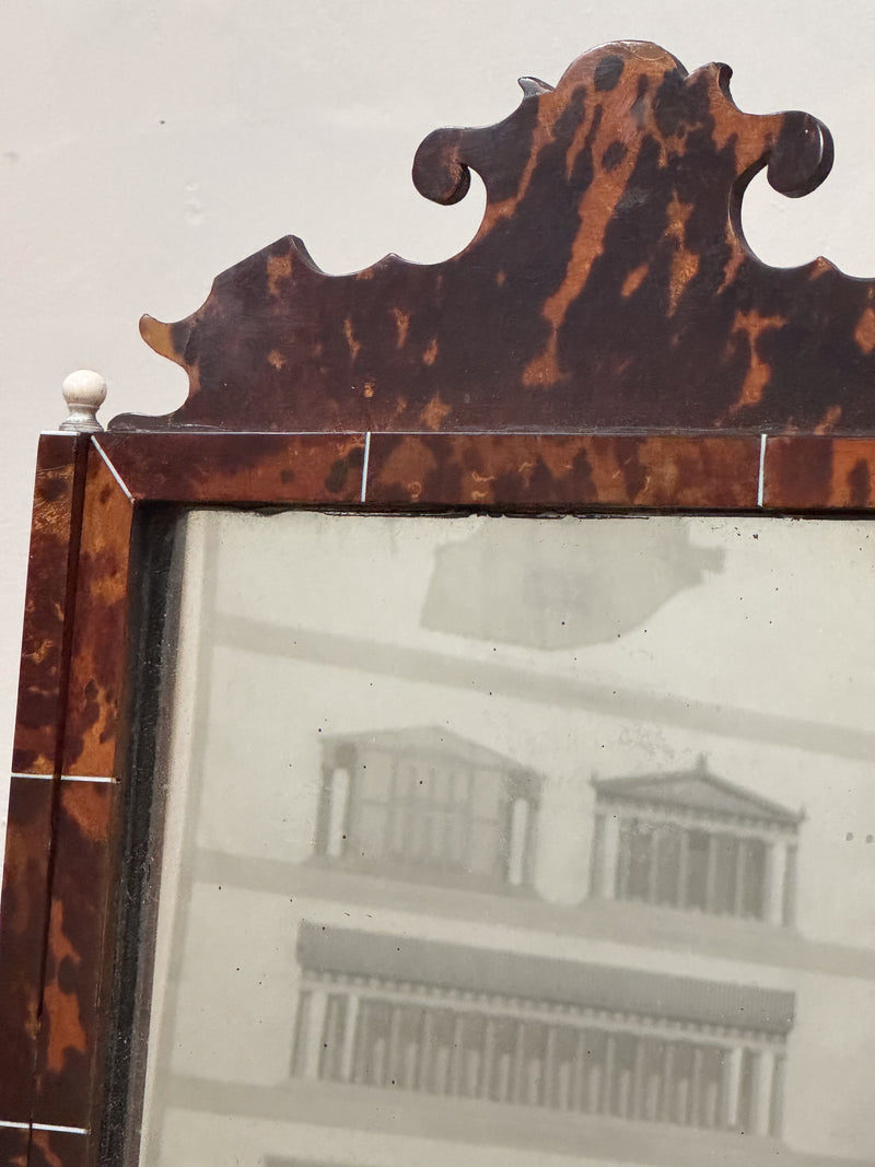 A Late 19th Century Tortoiseshell Dressing Mirror