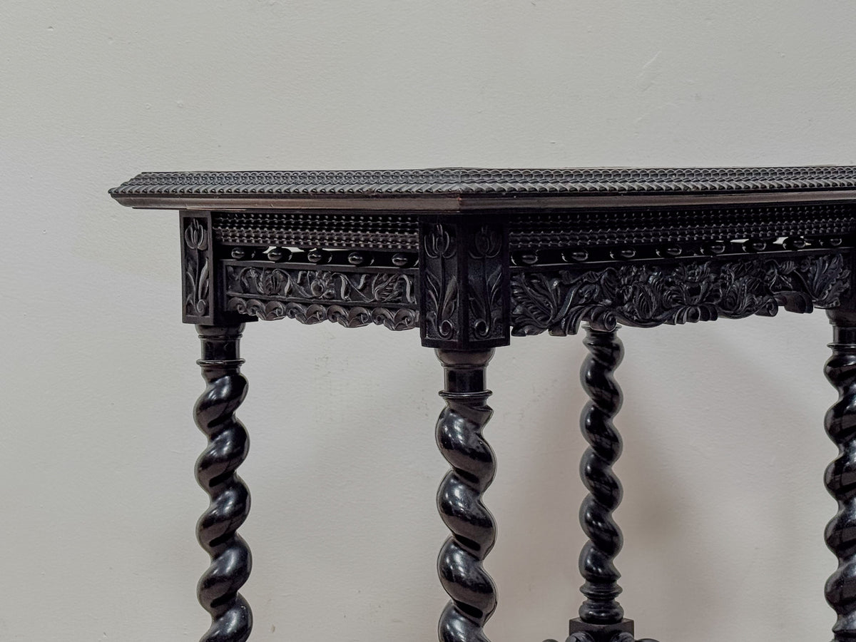 A 19th Century Ceylonese Ebony Table