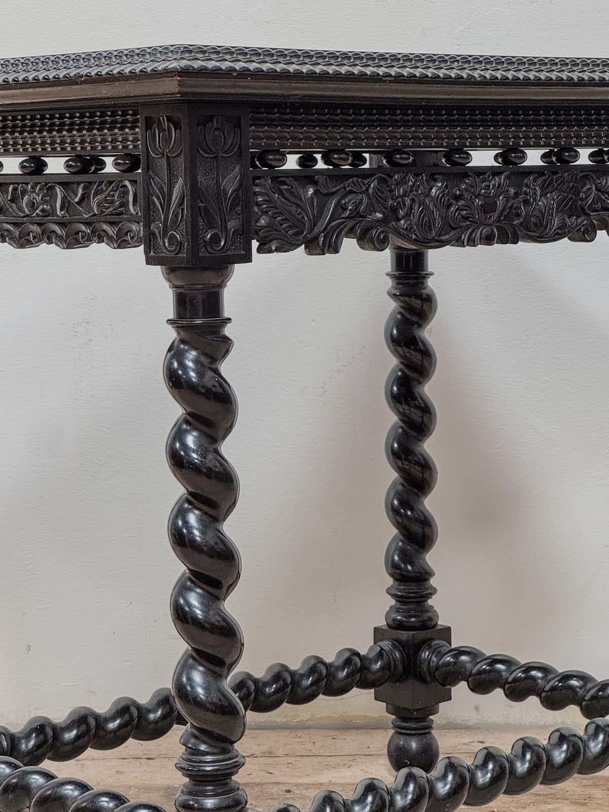 A 19th Century Ceylonese Ebony Table