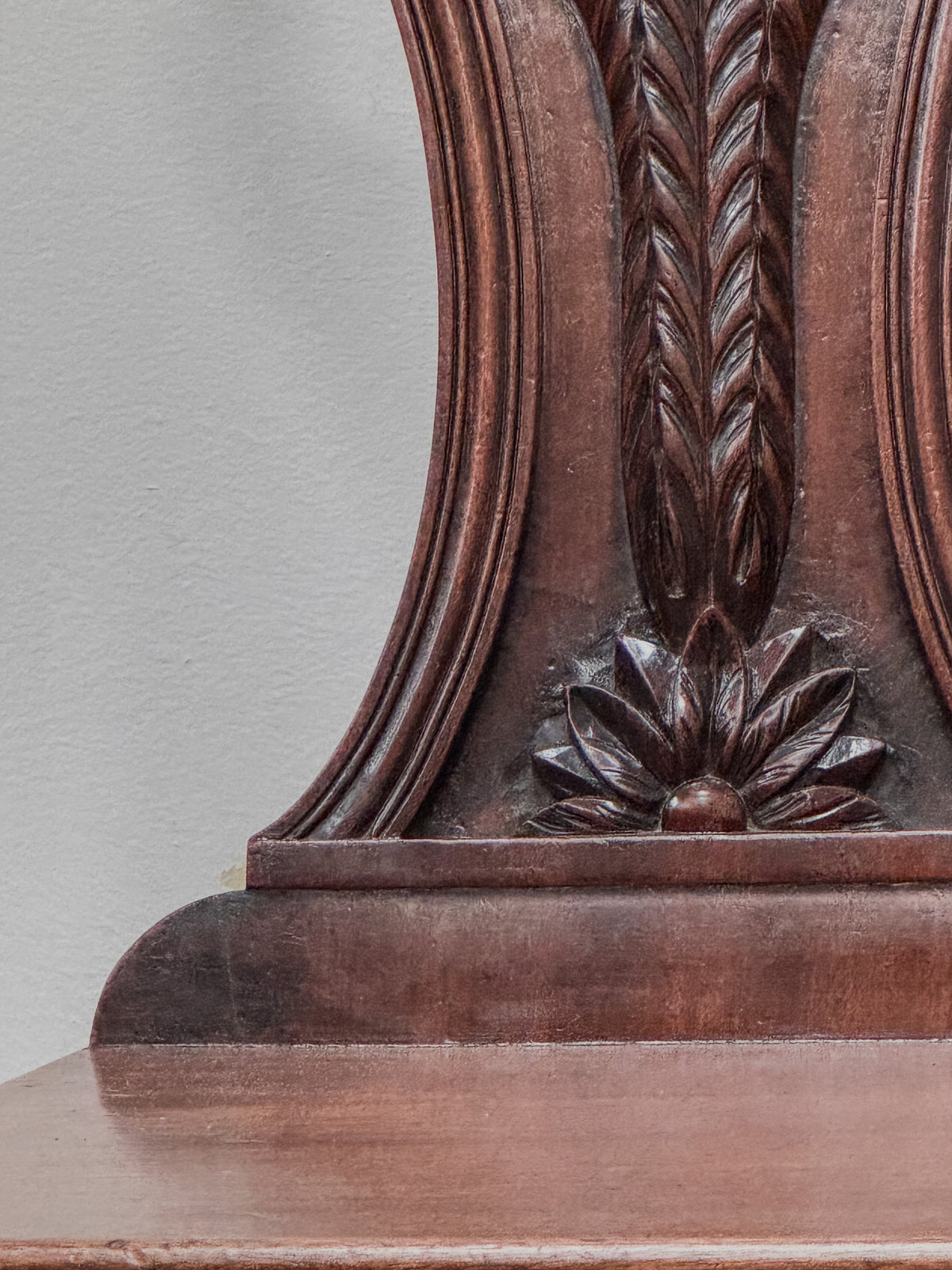 A Pair of Regency Mahogany 'Pelta' Back Hall Chairs in the manner of Gillows