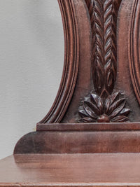 A Pair of Regency Mahogany 'Pelta' Back Hall Chairs in the manner of Gillows