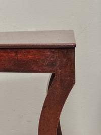 A Pair of Regency Mahogany 'Pelta' Back Hall Chairs in the manner of Gillows