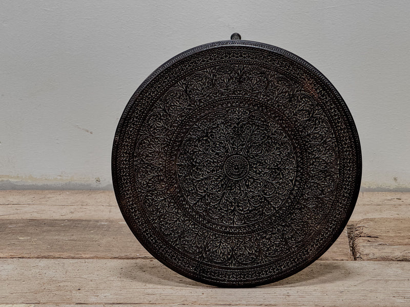 A Mid 19th Century Anglo Indian Ebony Tiered Table