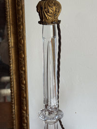 A Late 19th Century Cut Glass Lamp
