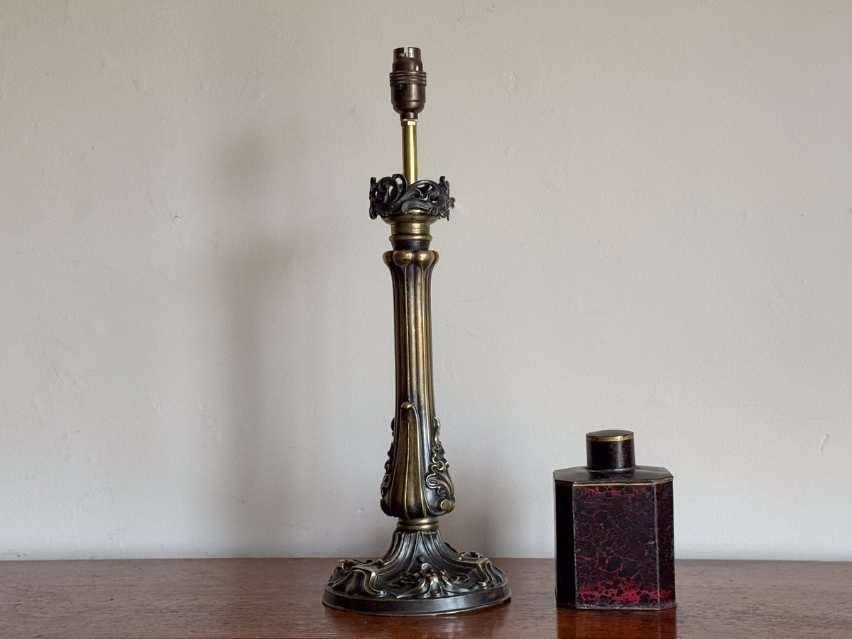 A Mid 19th Century Brass Palmer & Co. Lamp