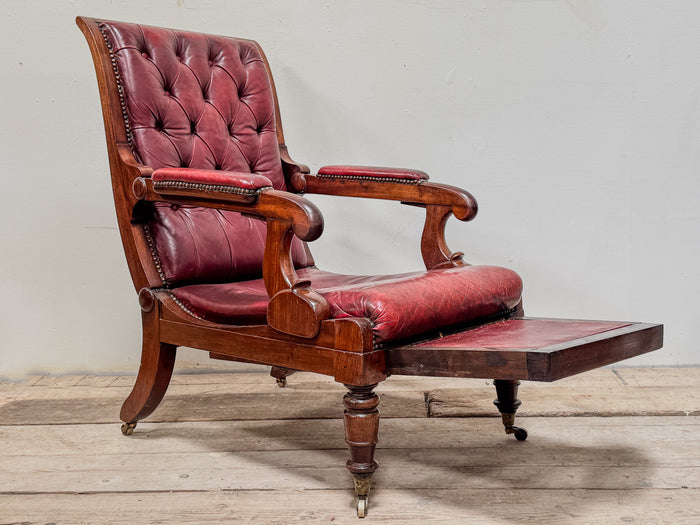 A George IV Mahogany Reclining Chair by Robert Daws