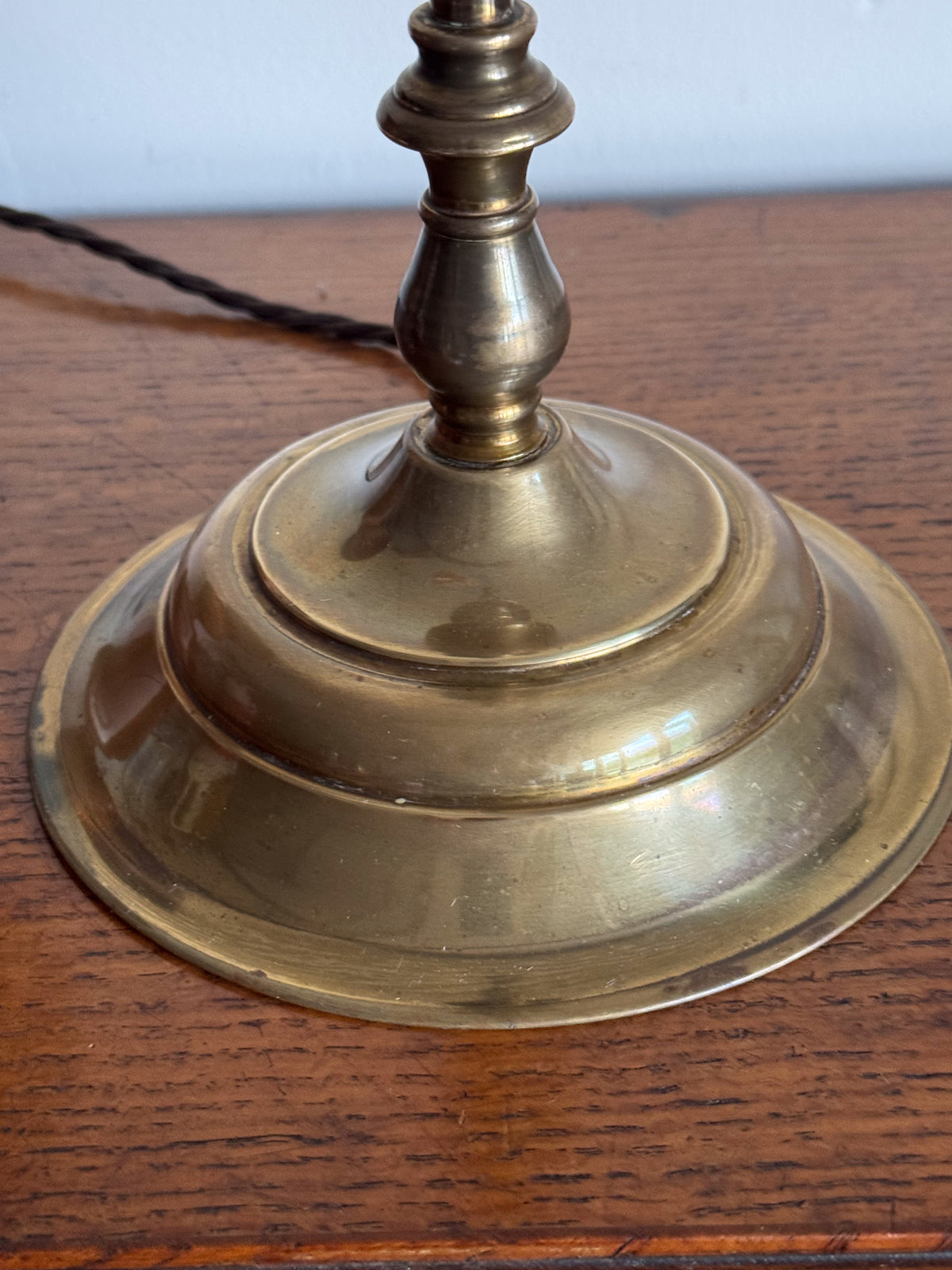 A George III Brass Lamp