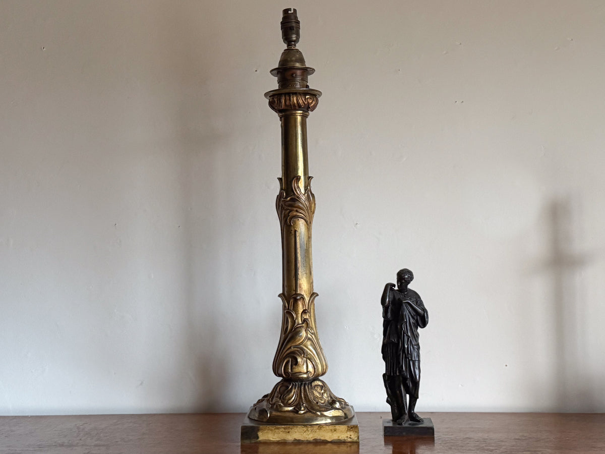 A 19th Century Brass Palmer & Co. Lamp